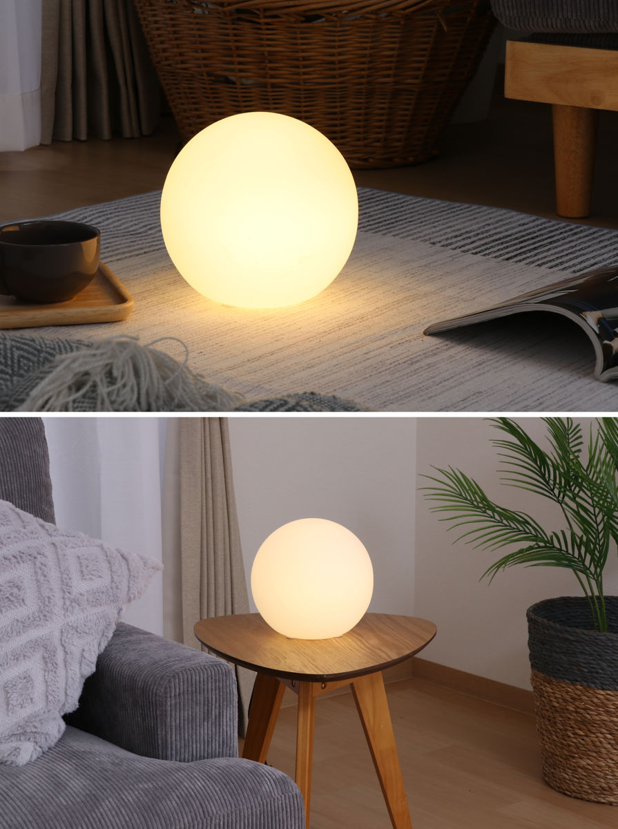 不二貿易（Fuji Boeki） フロアライト 20cm LED対応 ボール型