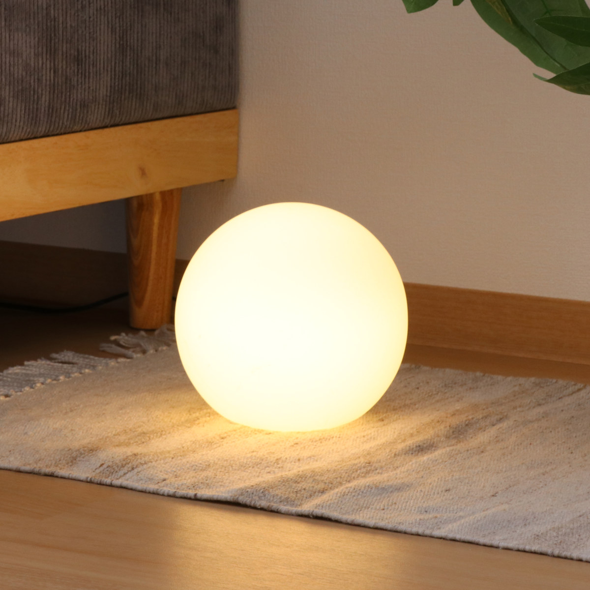 不二貿易（Fuji Boeki） フロアライト 20cm LED対応 ボール型