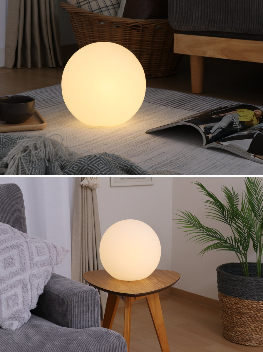 不二貿易（Fuji Boeki） フロアライト 25cm LED対応 ボール型
