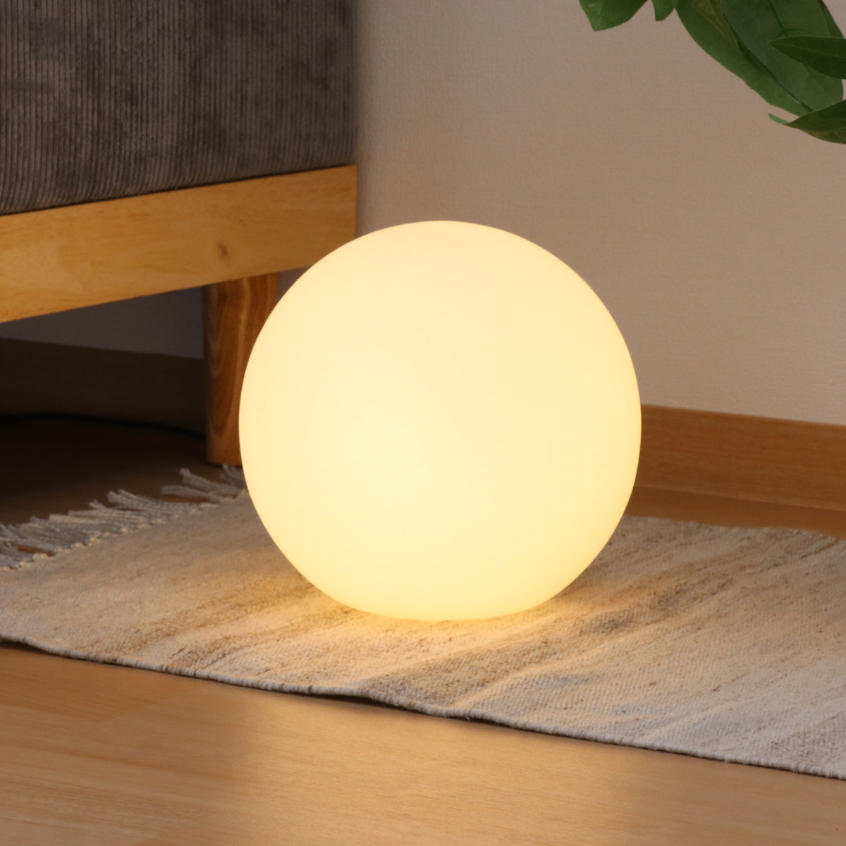 不二貿易（Fuji Boeki） フロアライト 25cm LED対応 ボール型