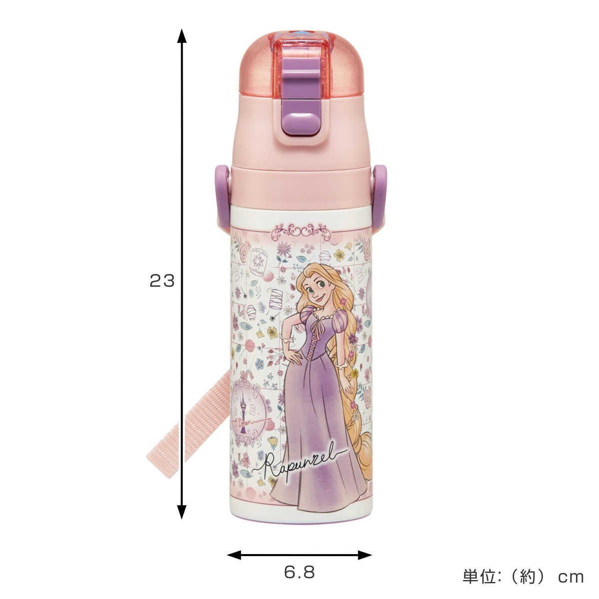 スケーター 水筒 470ml 超軽量ダイレクトボトル ラプンツェル26