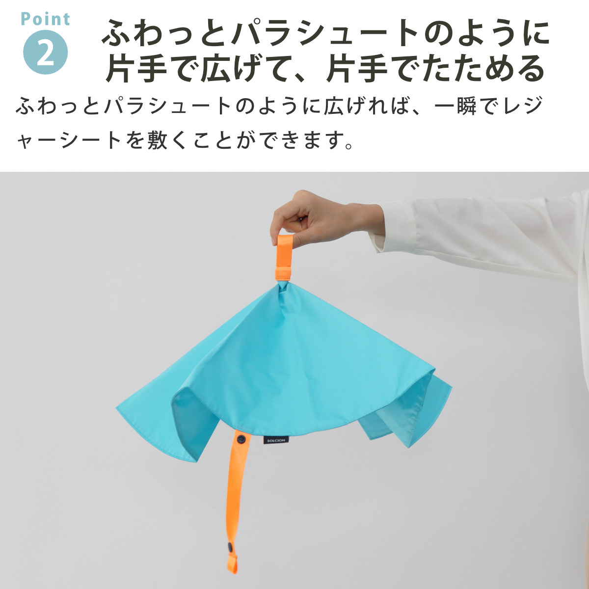 イケックス工業 レジャーシート 1人用 55cm BLOOM Sサイズ （ レジャー