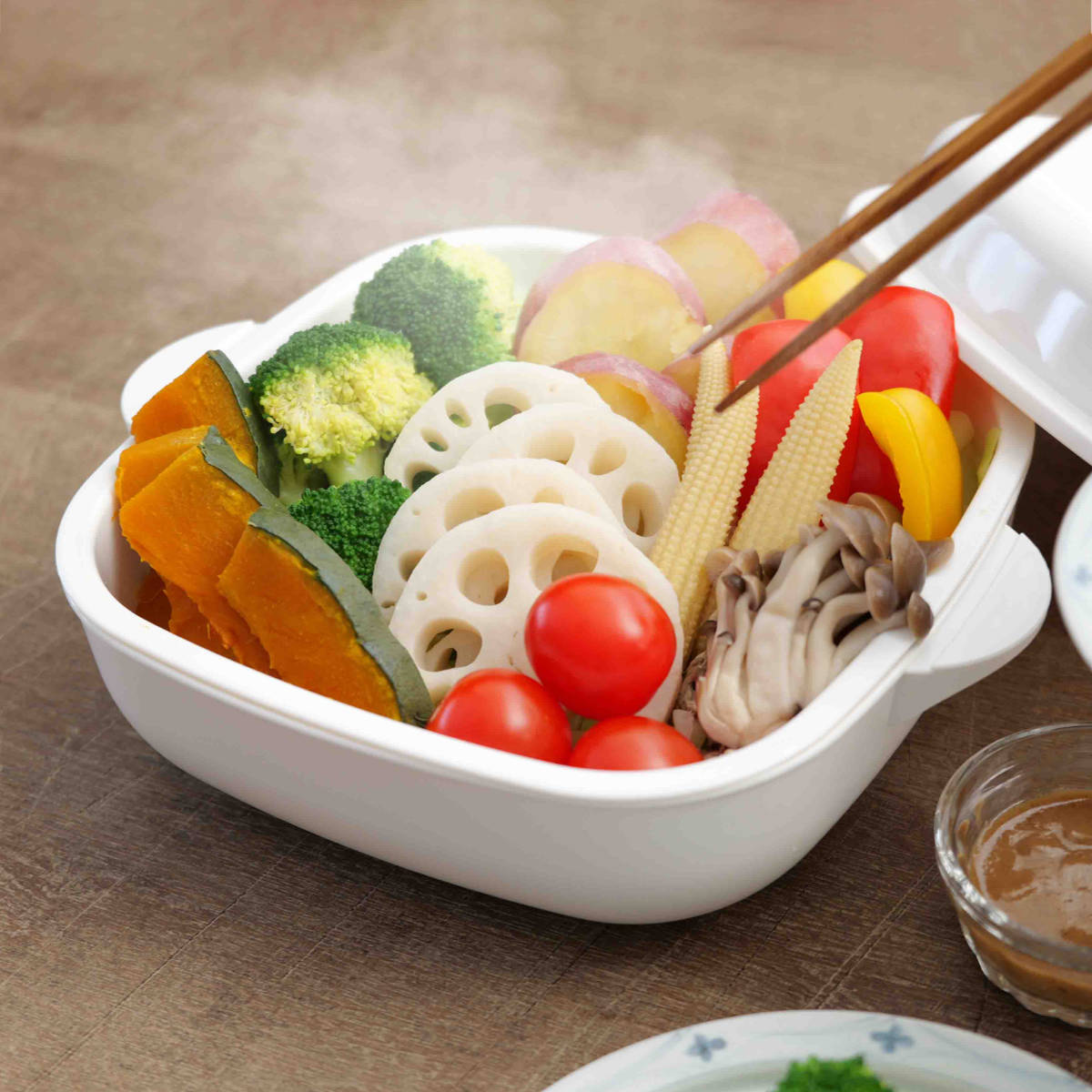 蒸し器 スチームポット most 電子レンジ調理器 日本製 （ スチーマー