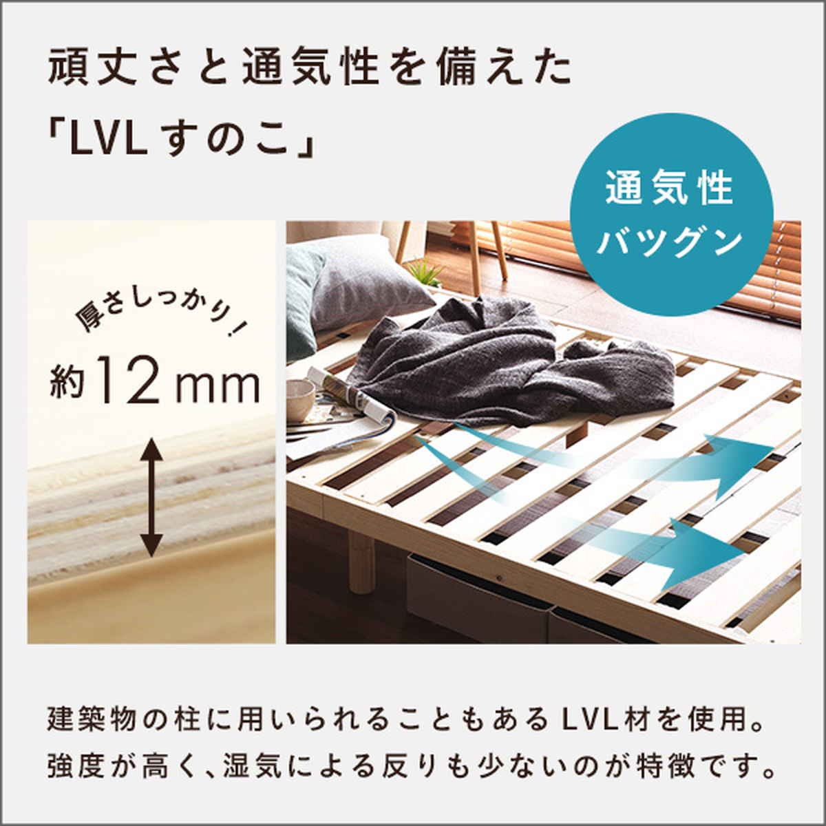 ステージベッド ダブル すのこ F★★★★ 3段階高さ調節 （ ベッド 3段階 高さ調節 天然木 木製 ）