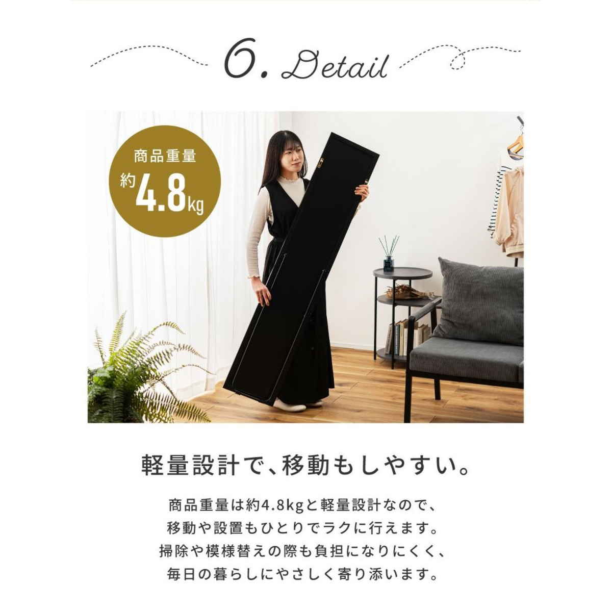 東谷 スタンドミラー 2way 壁掛け可 姿見 （ 鏡 ミラー 天然木