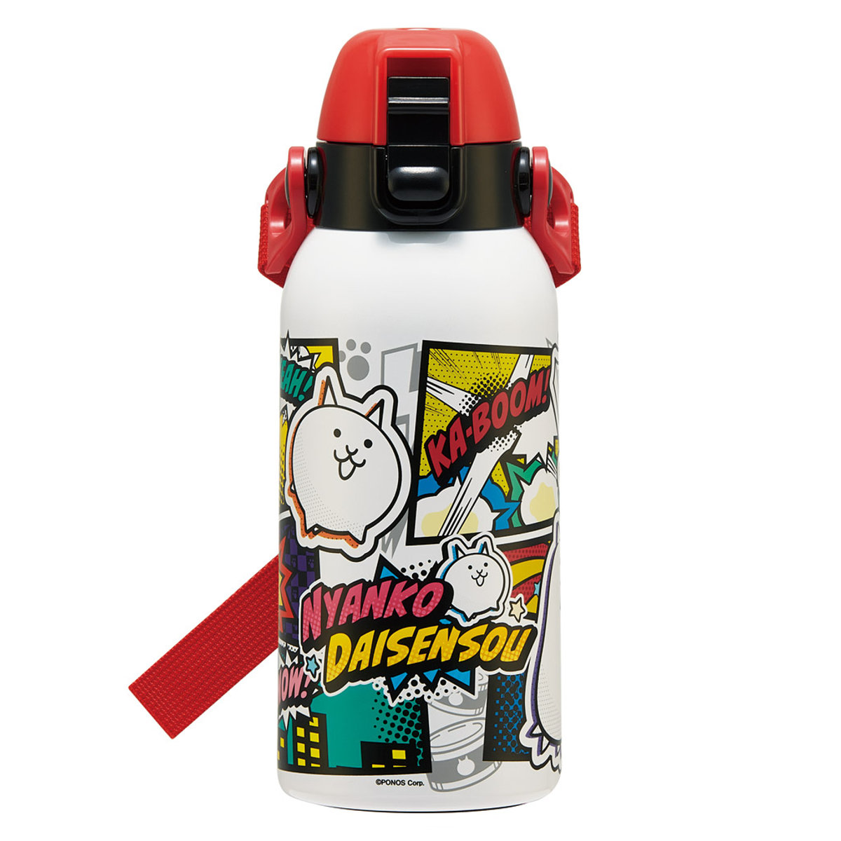 弁当箱・水筒 Bottle スケーター 水筒 600ml ダイレクトボトル にゃんこ大戦争26 （ 保冷 直