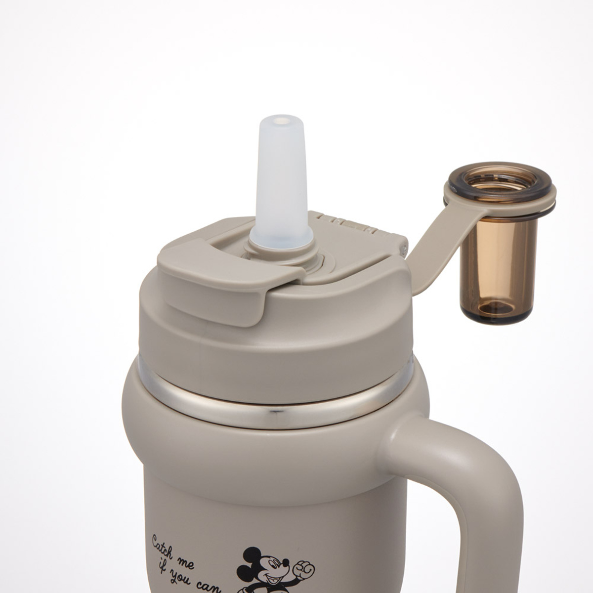 スケーター 水筒 570ml ハンドル付ストロータンブラー ミッキー