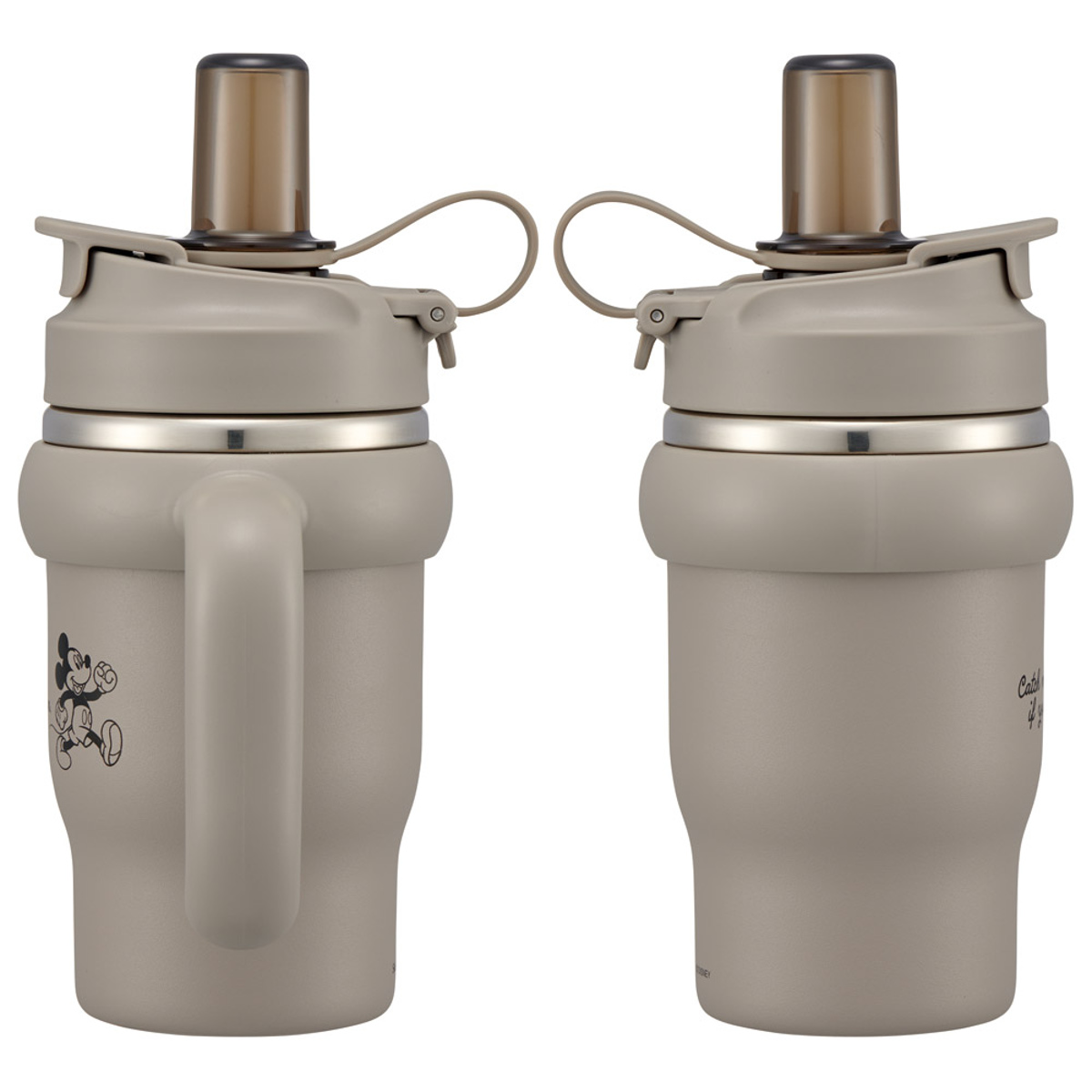 スケーター 水筒 570ml ハンドル付ストロータンブラー ミッキー