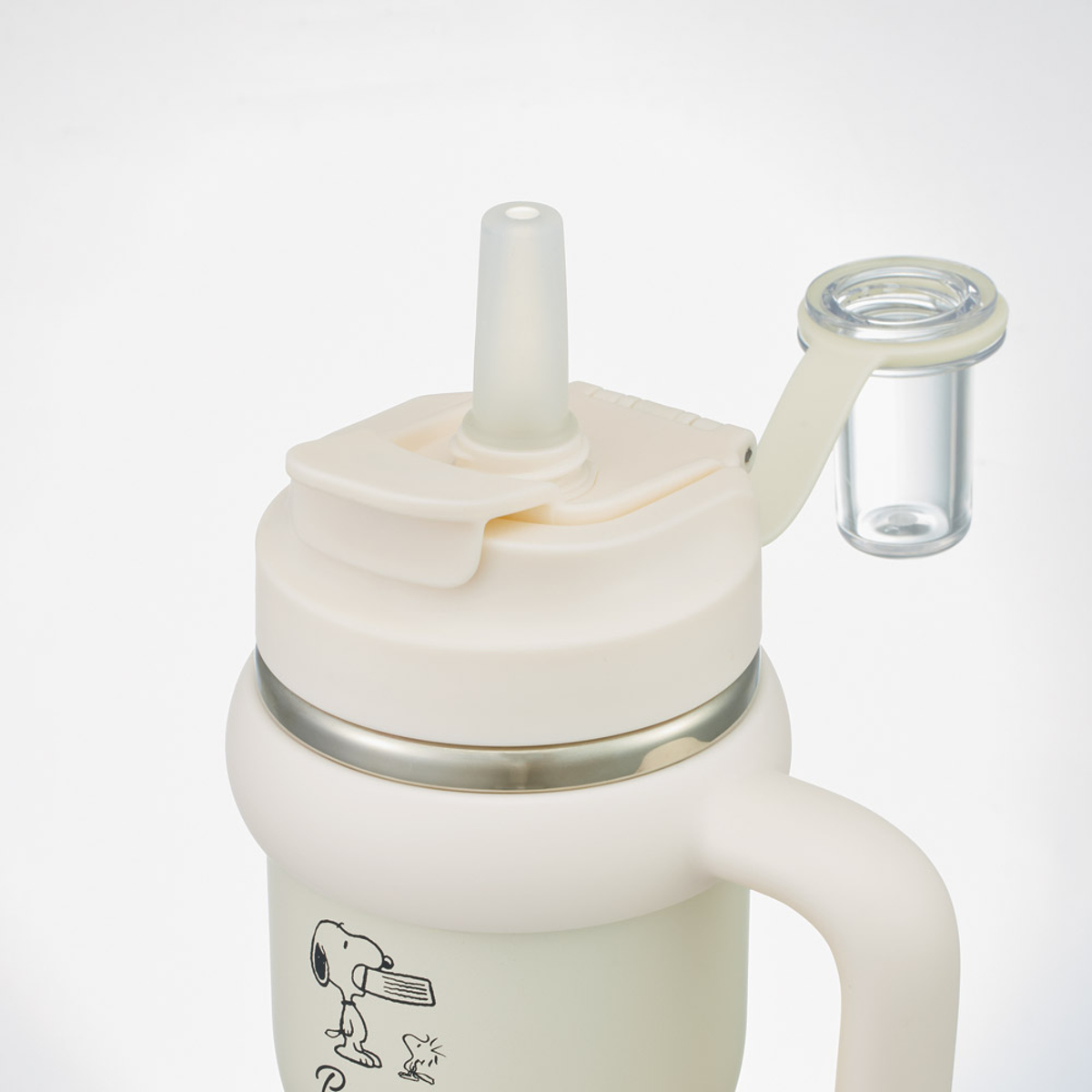 スケーター 水筒 570ml ハンドル付ストロータンブラー スヌーピー