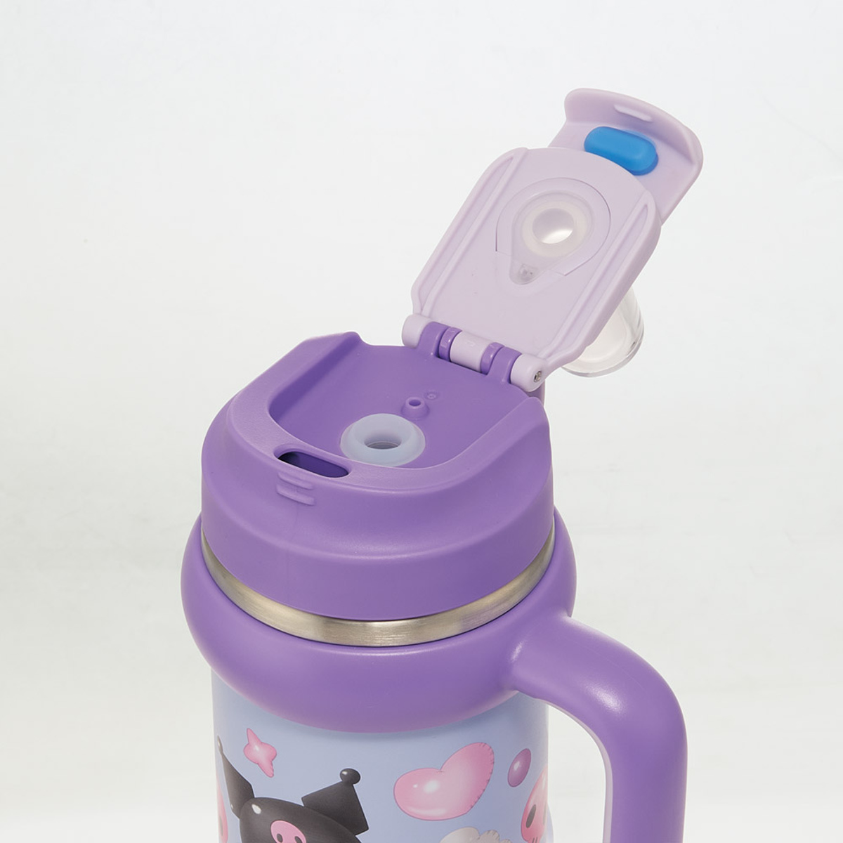 スケーター 水筒 830ml ハンドル付ストロータンブラー クロミぷっくり