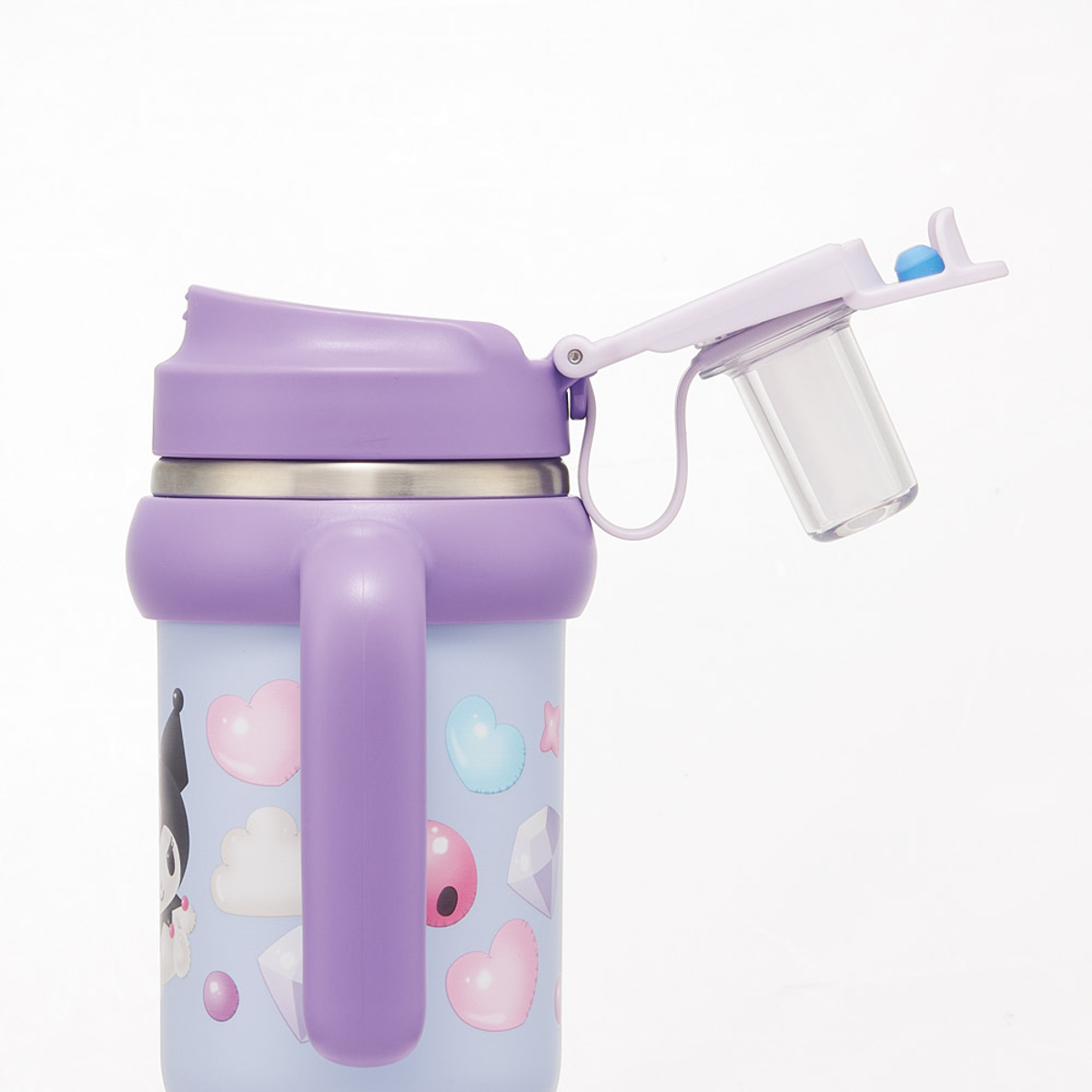 スケーター 水筒 830ml ハンドル付ストロータンブラー クロミぷっくり