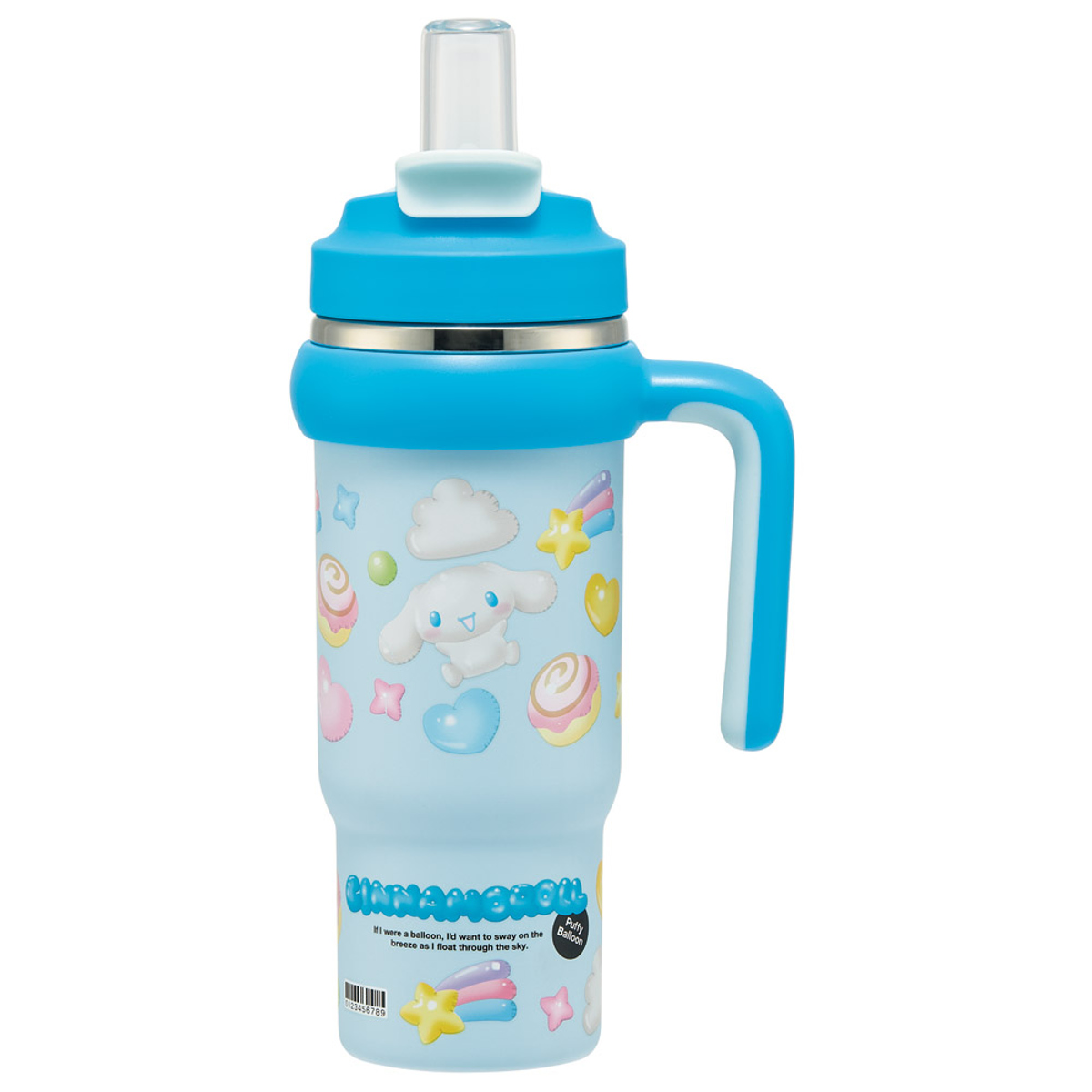スケーター 水筒 830ml ハンドル付ストロータンブラー シナモロール