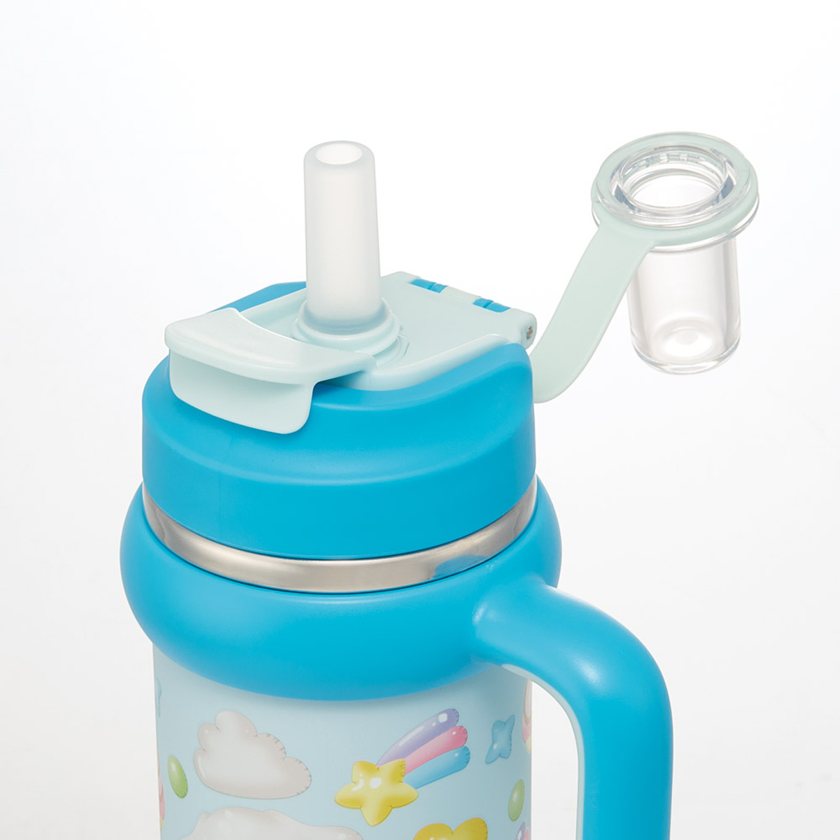 シナモロール　ハンドル付きタンブラー　デリカポット　スケーター スケーター 水筒 830ml ハンドル付ストロータンブラー シナモロール