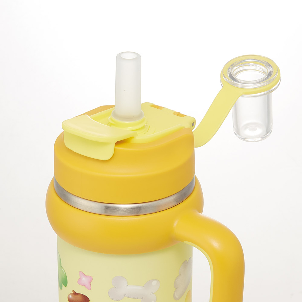 スケーター 水筒 830ml ハンドル付ストロータンブラー ポムポムプリン