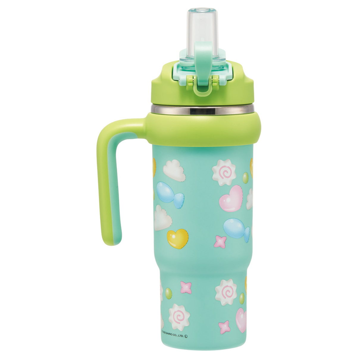 スケーター 水筒 830ml ハンドル付ストロータンブラー ハンギョドン