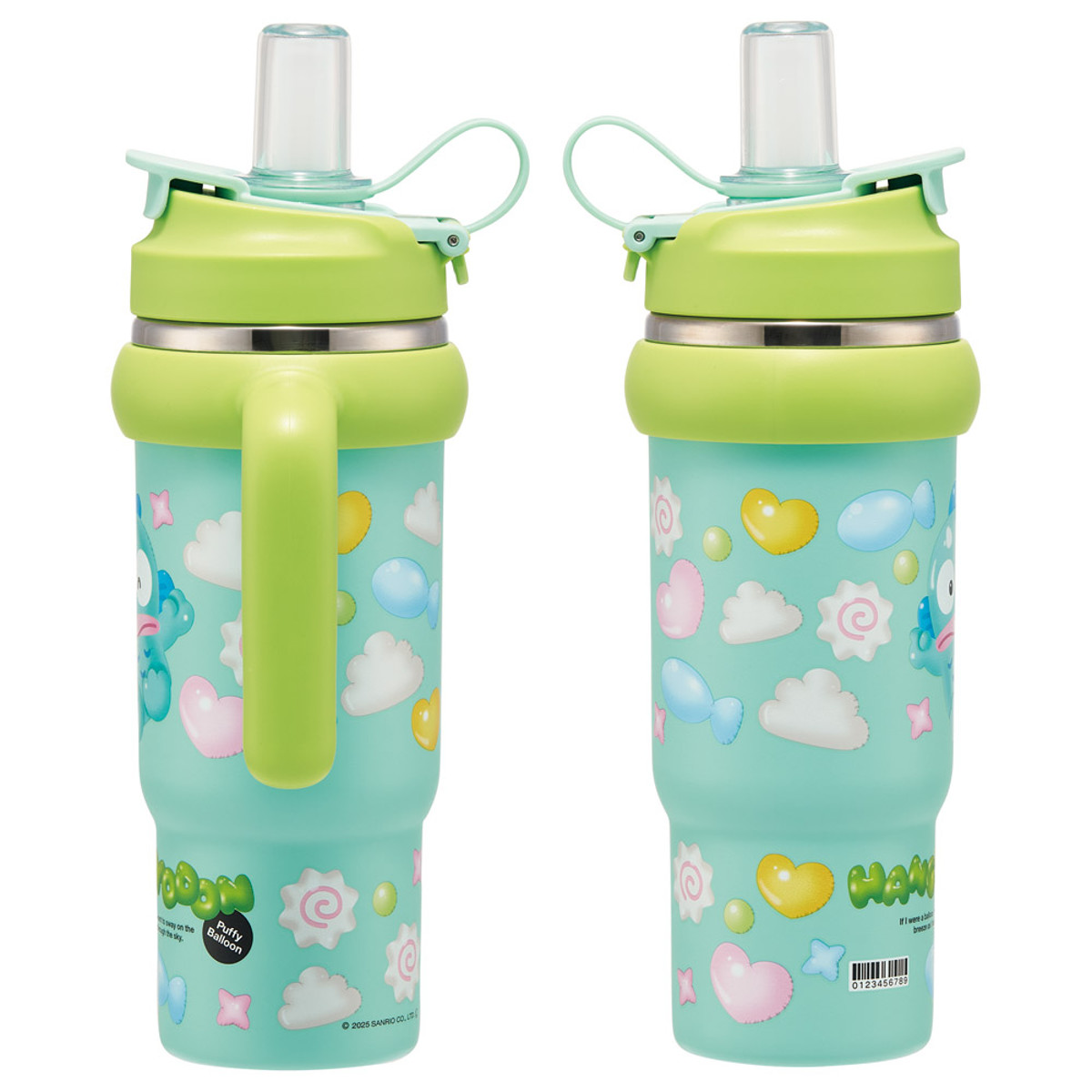 スケーター 水筒 830ml ハンドル付ストロータンブラー ハンギョドン