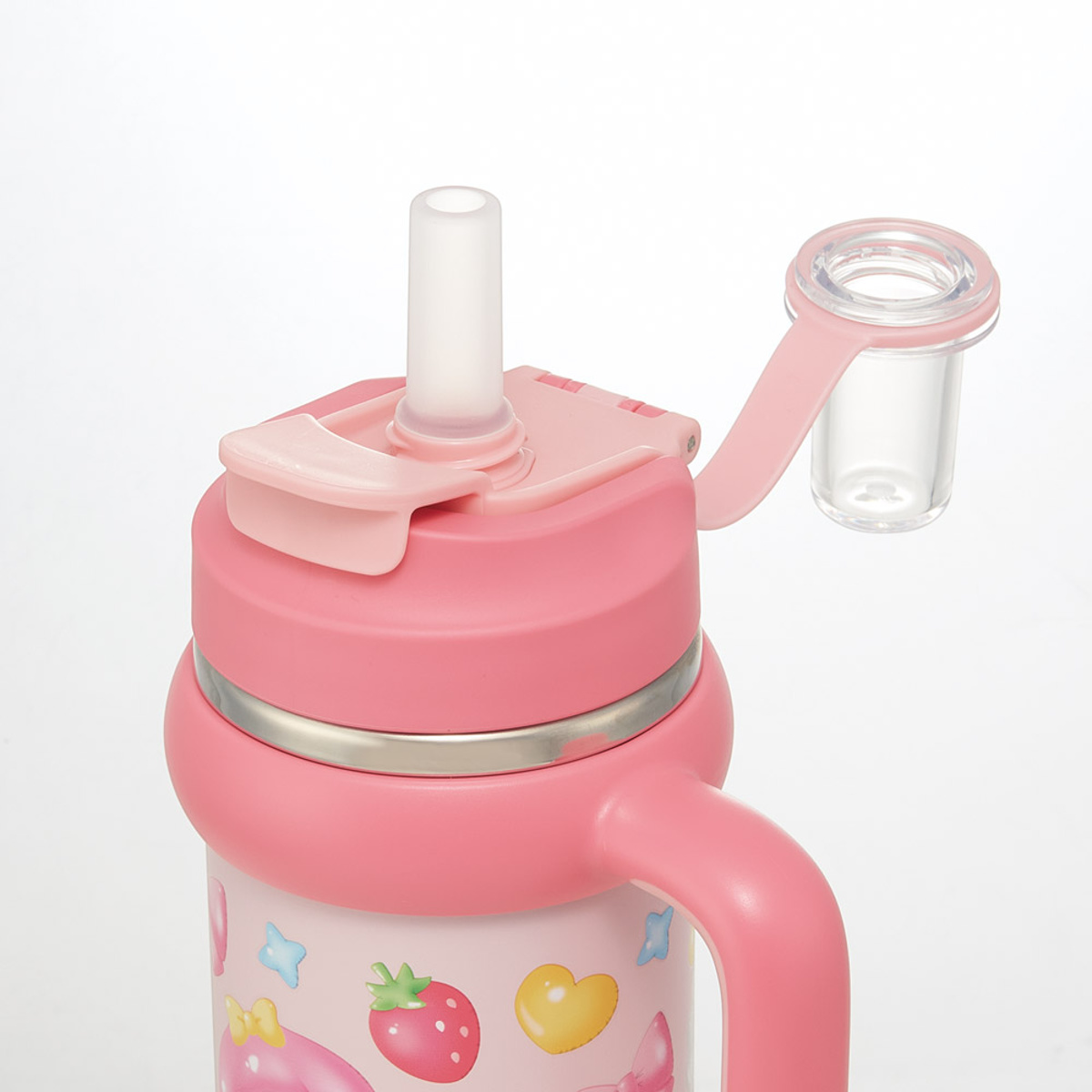スケーター 水筒 830ml ハンドル付ストロータンブラー マイメロ