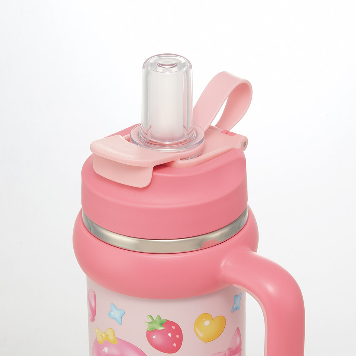 スケーター 水筒 830ml ハンドル付ストロータンブラー マイメロ