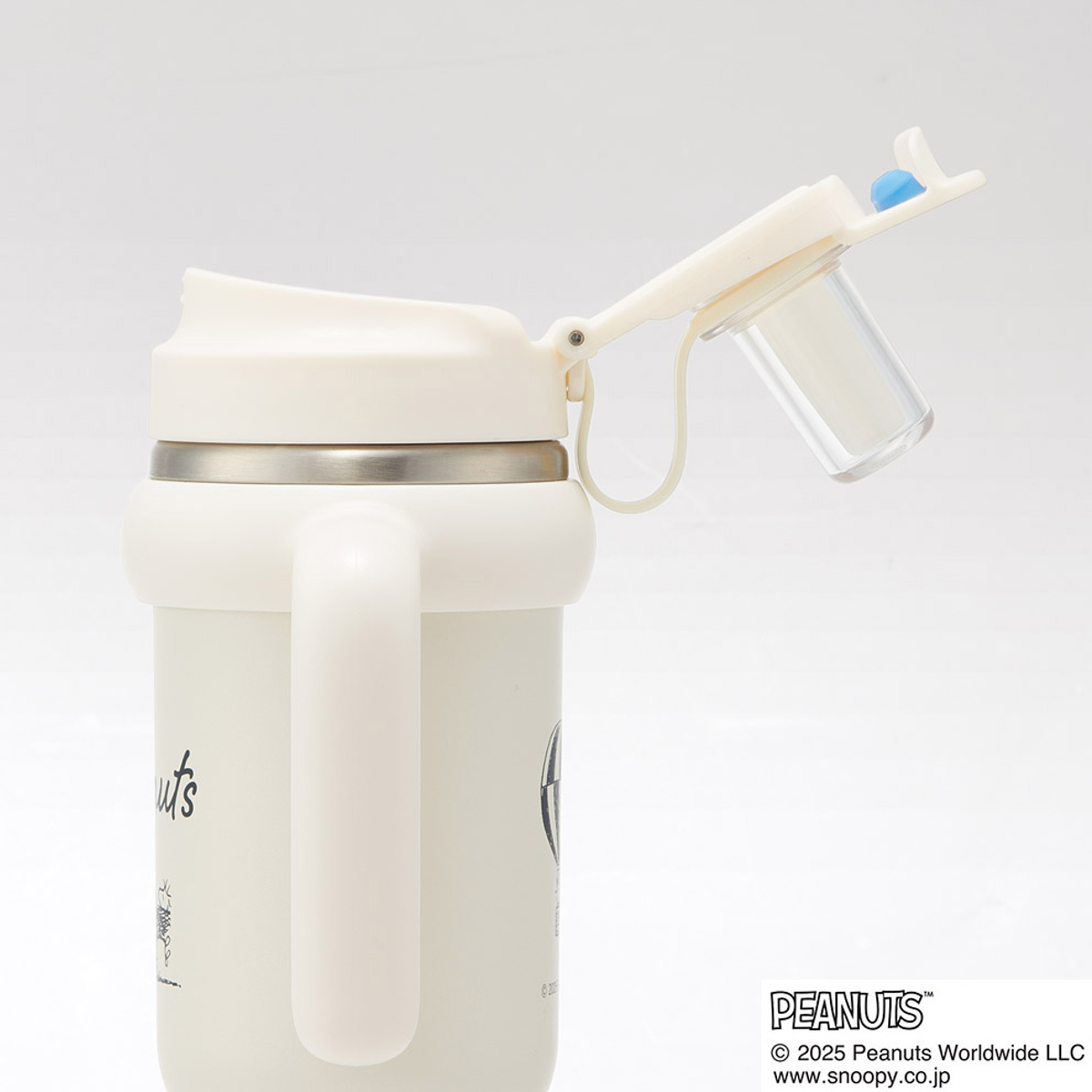 スケーター 水筒 830ml ハンドル付ストロータンブラー スヌーピー