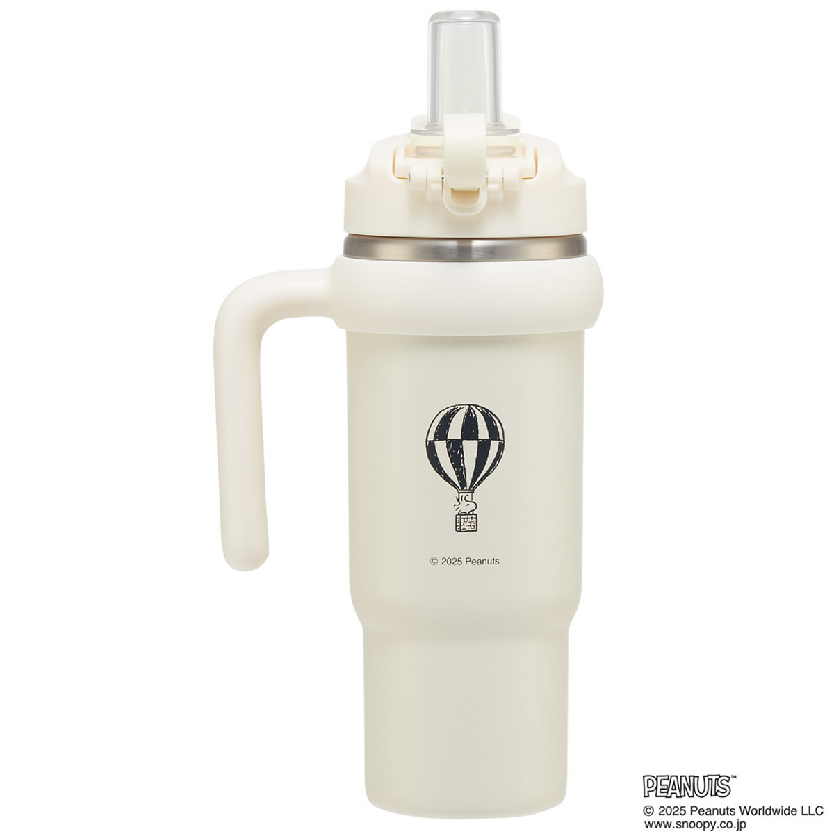 スケーター 水筒 830ml ハンドル付ストロータンブラー スヌーピー