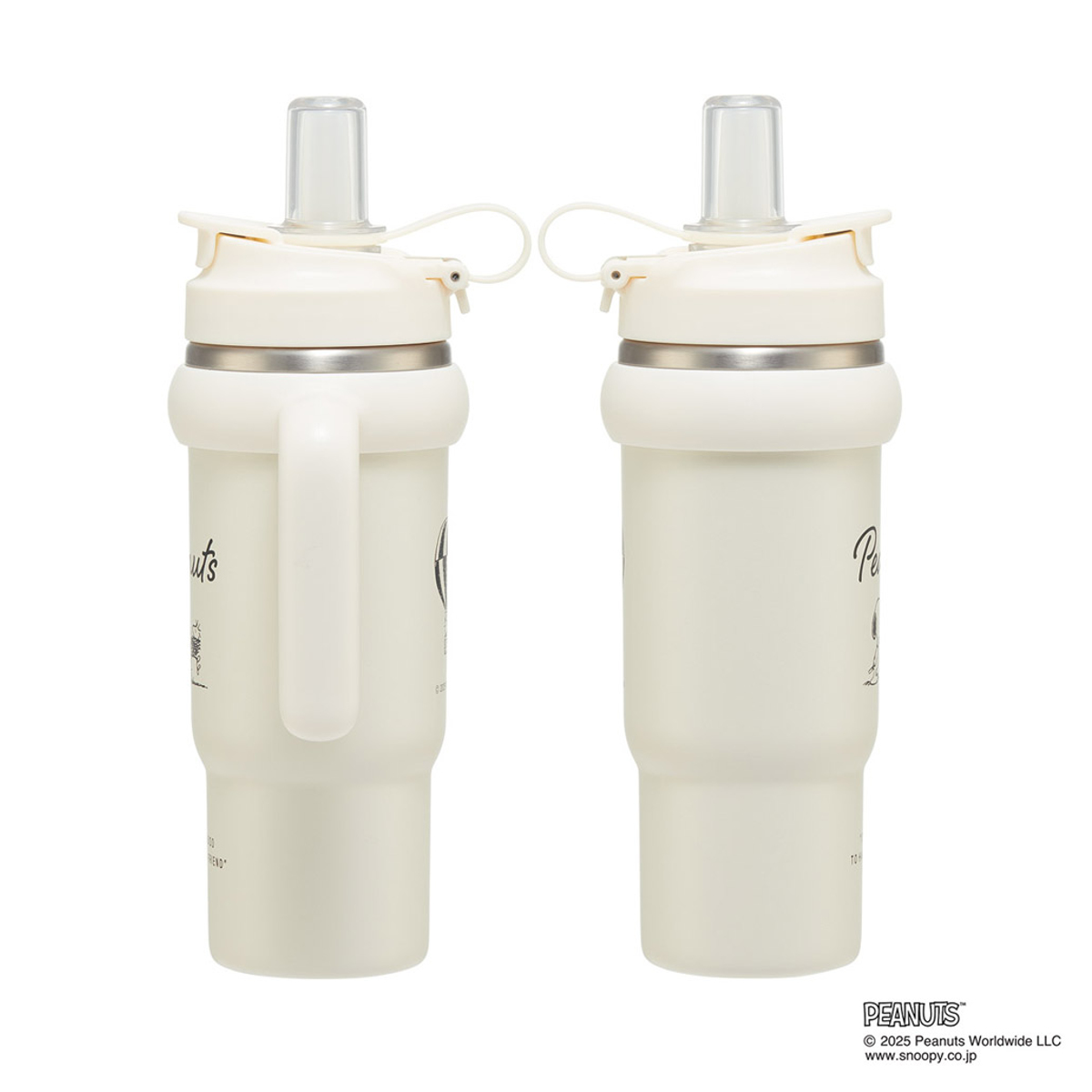 スケーター 水筒 830ml ハンドル付ストロータンブラー スヌーピー