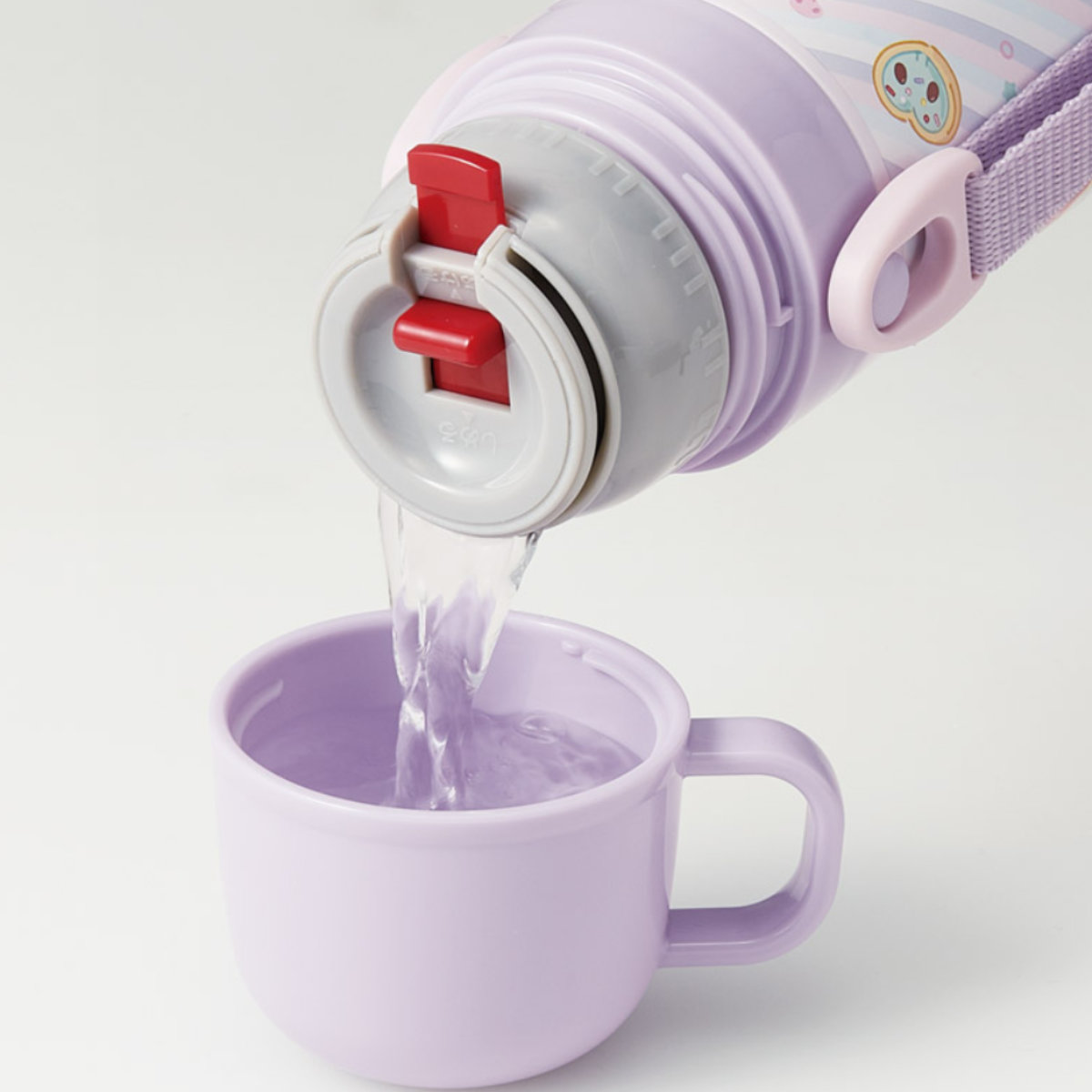 スケーター 水筒 470ml 430ml 超軽量2WAYステンレスボトル クロミ