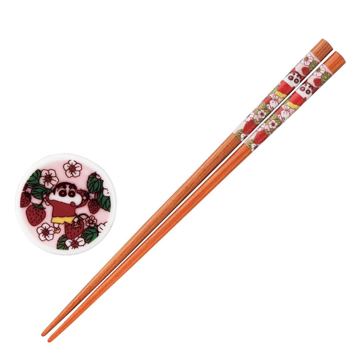山加商店 箸 箸置き クレヨンしんちゃん 箸＆箸置きセット （ 21cm