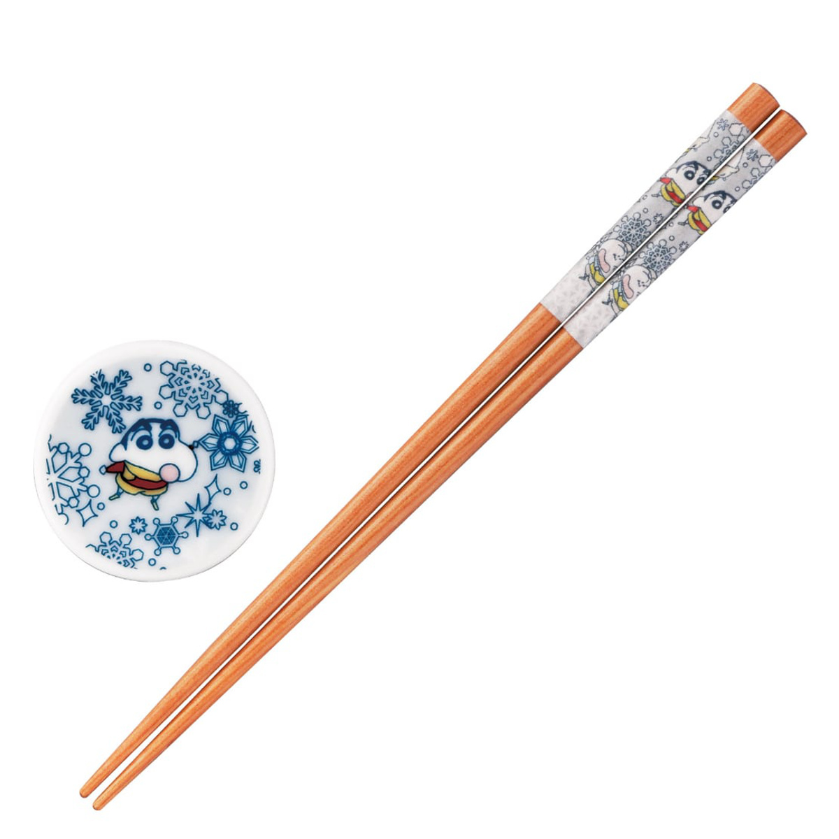 山加商店 箸 箸置き クレヨンしんちゃん 箸＆箸置きセット （ 21cm