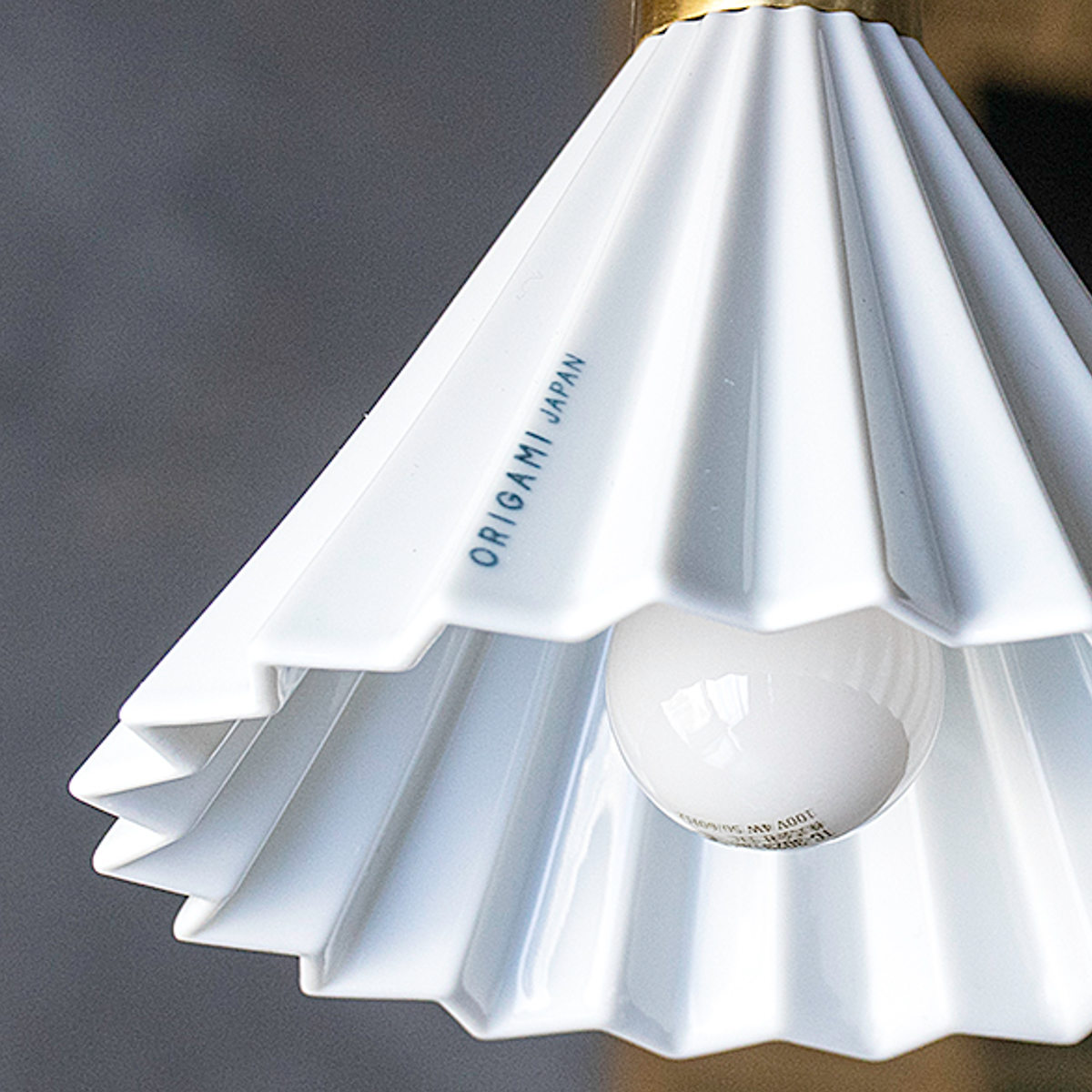 ペンダントライト 1灯 LED電球付き ORIGAMI LAMP オリガミランプ gram