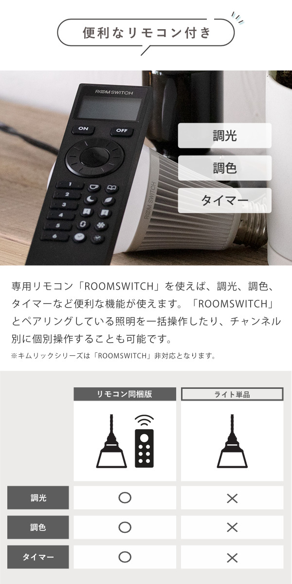 フロアライト LED電球付き リモコン付き コーニッシュコラット gram