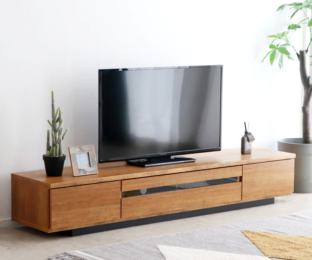 木目調 テレビ台 ローボード　超美品　近県限定無料配達します 東馬（Tohma） テレビ台 ローボード 幅179.4cm 日本製 完成品 木目調