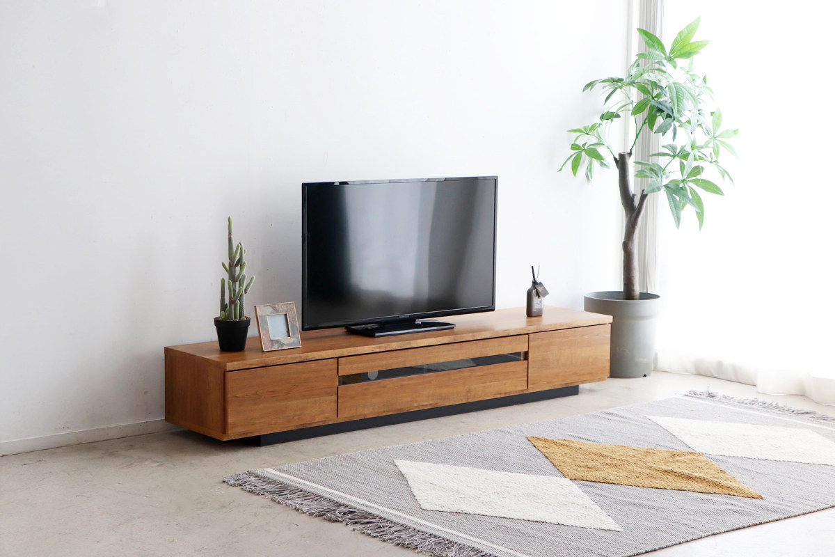 東馬（Tohma） テレビ台 ローボード 幅179.4cm 日本製 完成品 木目調