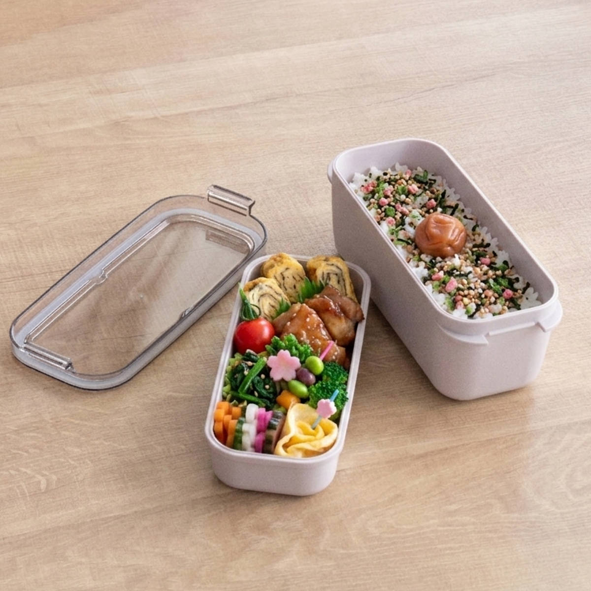 スケーター 弁当箱 930ml ラク洗2段ランチボックス パッキン一体型