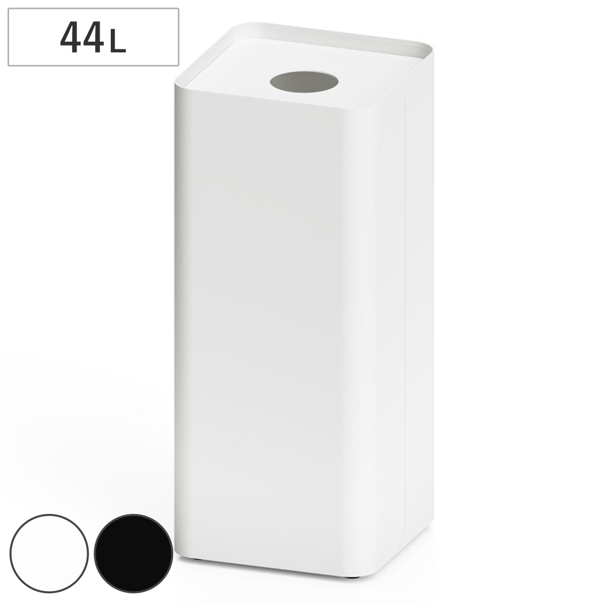 ミヅシマ工業 - 室内用紙くずかご 44L 丸穴 Mseries お勤め用 （ 法人押さえる 砂ぼこりボックス席 紙くずかご 幅28 か細い 袋打ち切り付き添い人 屋内 今めかしい 分かりやすい ）