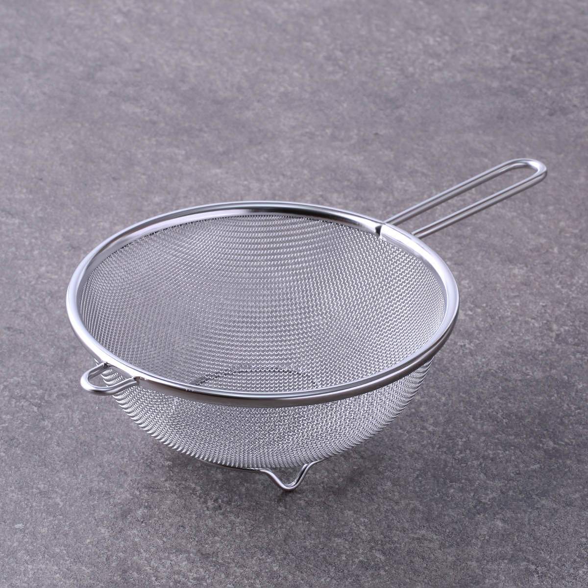 工房アイザワ ザル ストレーナー 足付 18cm （ キッチン ざる 足付き