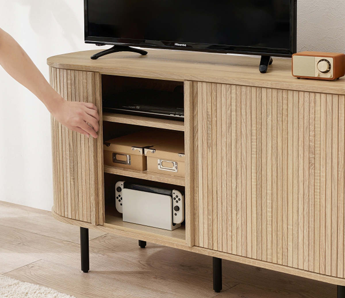 【売ります】テレビ台　サイドボード ハイタイプテレビ台 幅160高さ70cm 【寝ながらハイテレビ台シリーズ