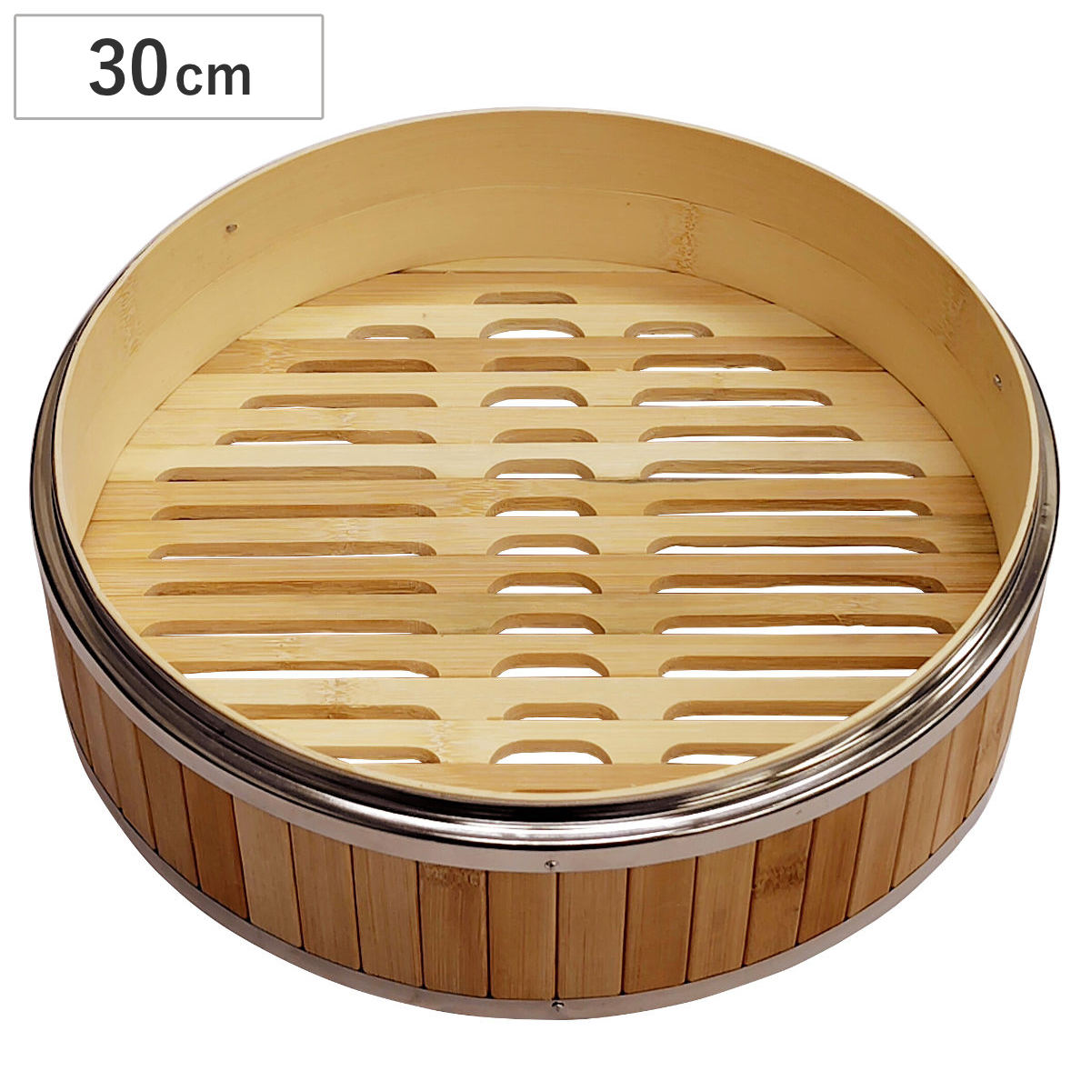 専用お品物　　セイロ　竹製　一段　直径27センチ　中華セイロ　蒸し器　裏漉し 中華せいろ 27cm 本体のみ 蓋別売り ステンレス枠竹中華セイロ