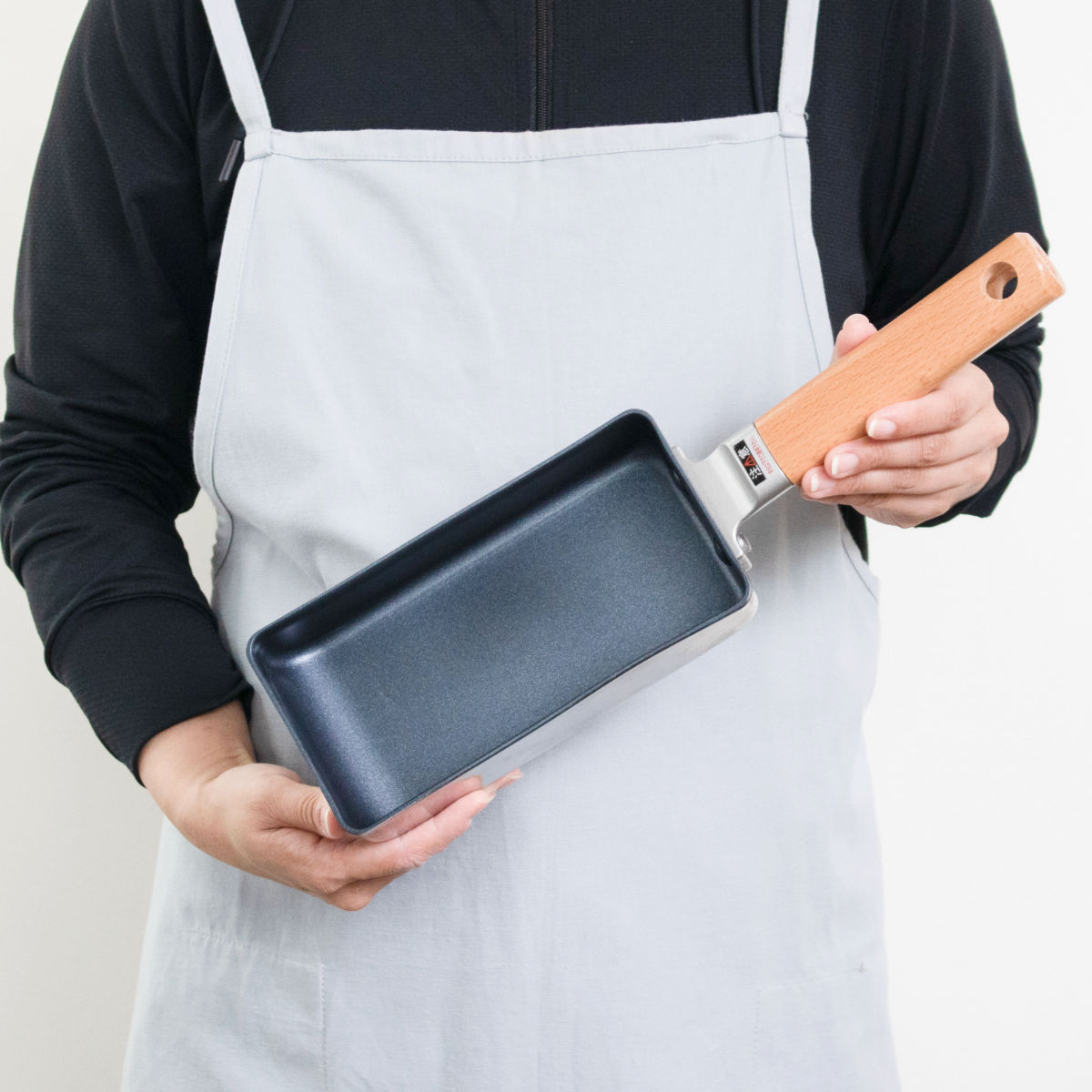 谷口金属工業 卵焼き器 IH対応 フッ素加工 ラクミ スリムな玉子焼き器