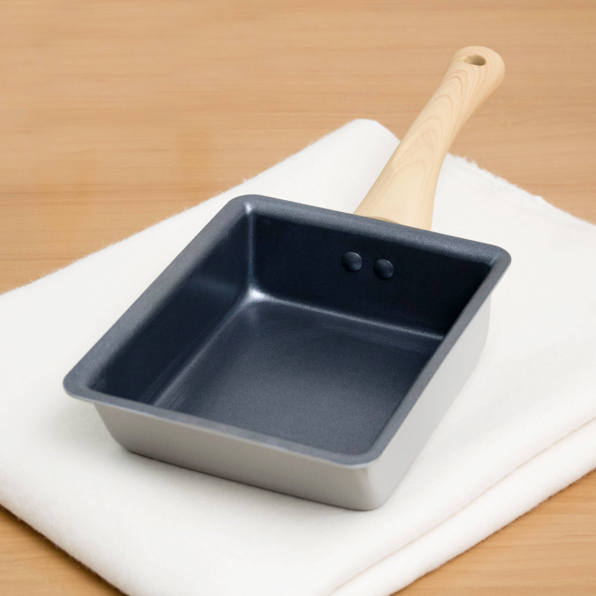 谷口金属工業 卵焼き器 13×18cm IH対応 フッ素加工 ラクミ 深い玉子焼