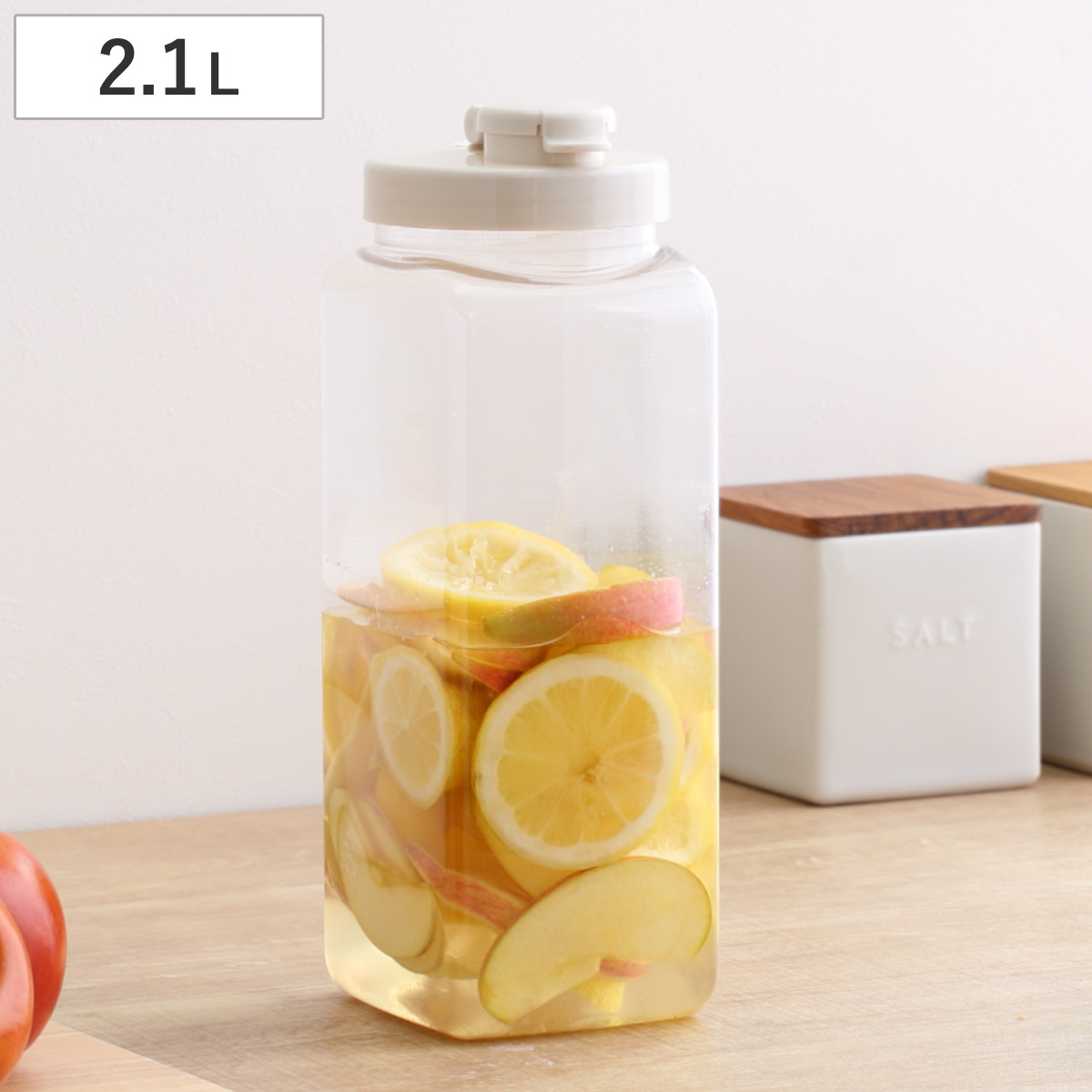 TAKEYA（タケヤ） 梅酒容器 保存容器 果実酒びん S型 2.1L スリム