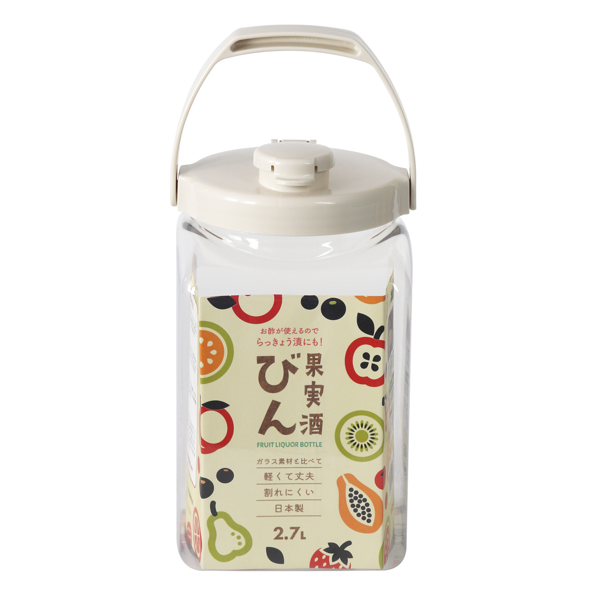 TAKEYA（タケヤ） 梅酒容器 保存容器 果実酒びん S型 2.7L （ 梅酒びん
