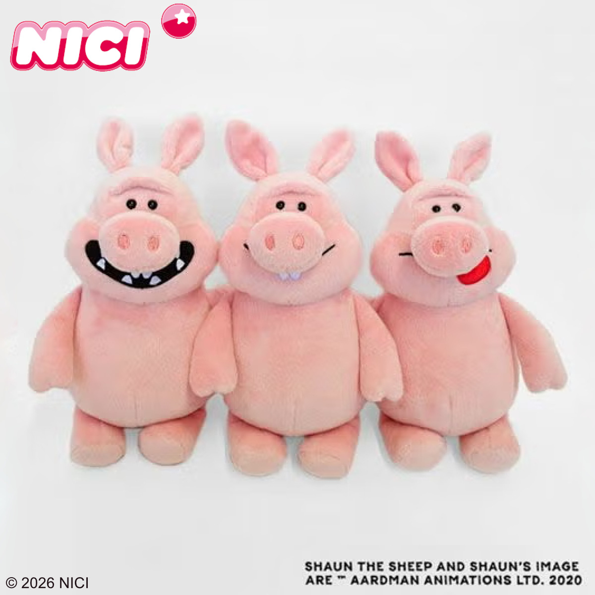 NICI イタズラブタ クラシック 25cm ぬいぐるみ ひつじのショーン