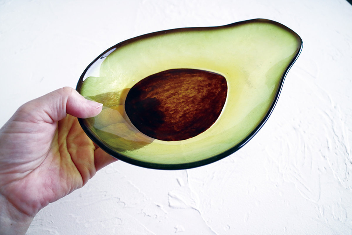 プレート glaffe Avocado Plate S （ 23.1cm アボカド フルーツ