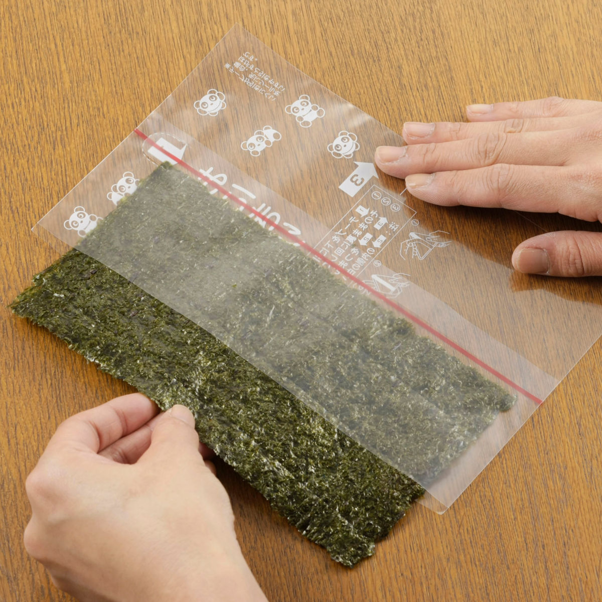 下村企販 おにぎりラップ パンダ コンビニタイプ おにぎりシート 120枚