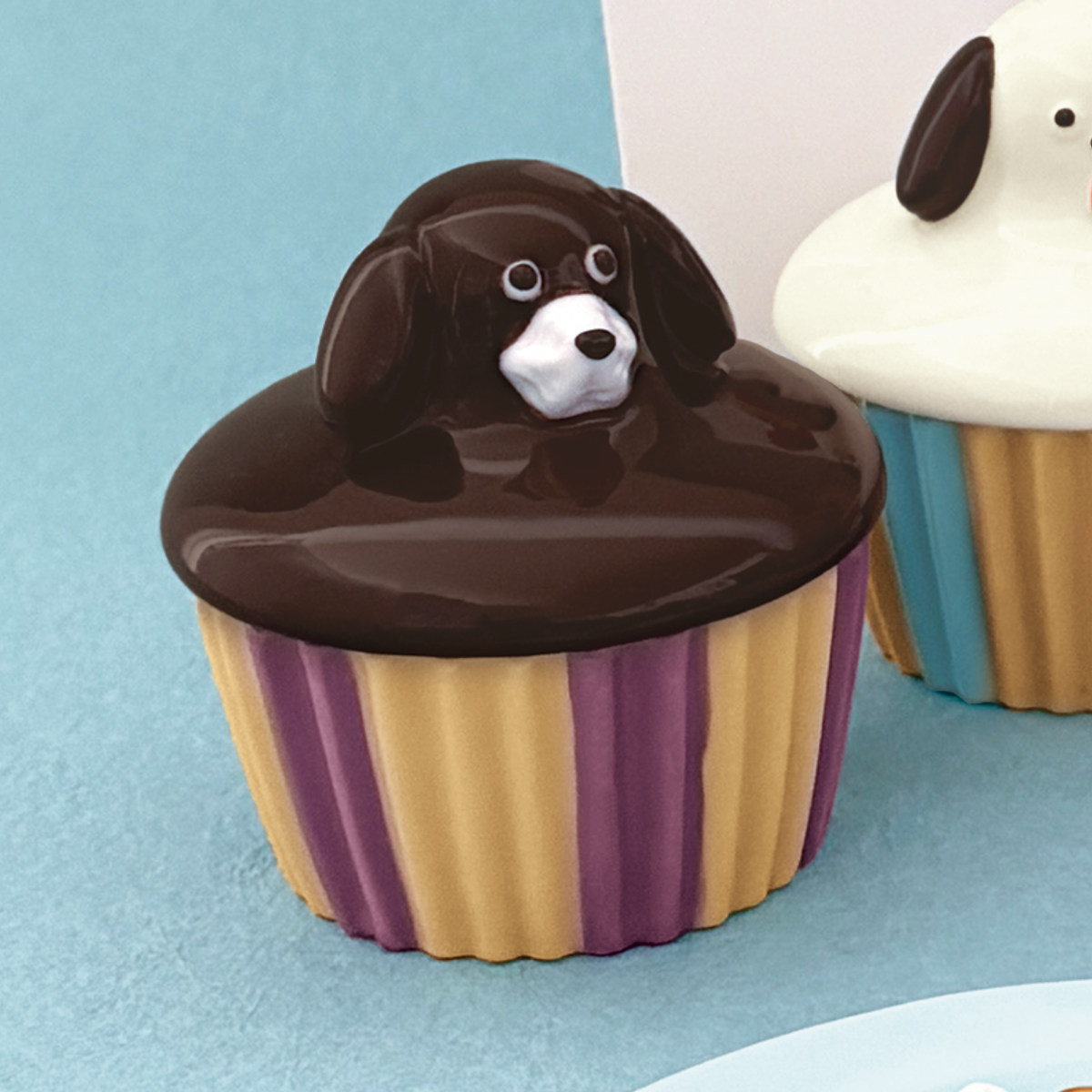 小物入れ カップケーキ アクセサリーケース （ アクセサリー収納 イヌ