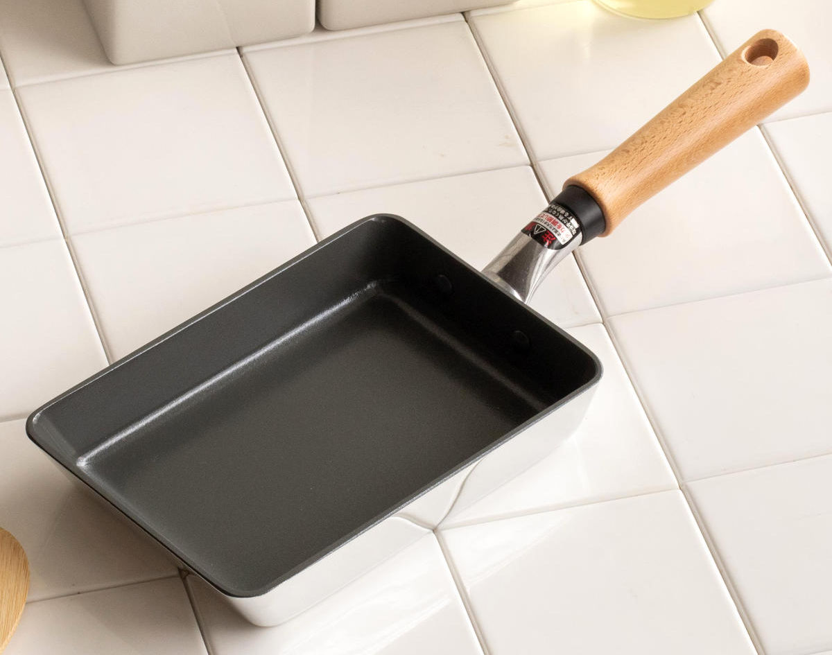 北陸アルミニウム 卵焼き器 13×19cm ガス火専用 セラミックコート セン