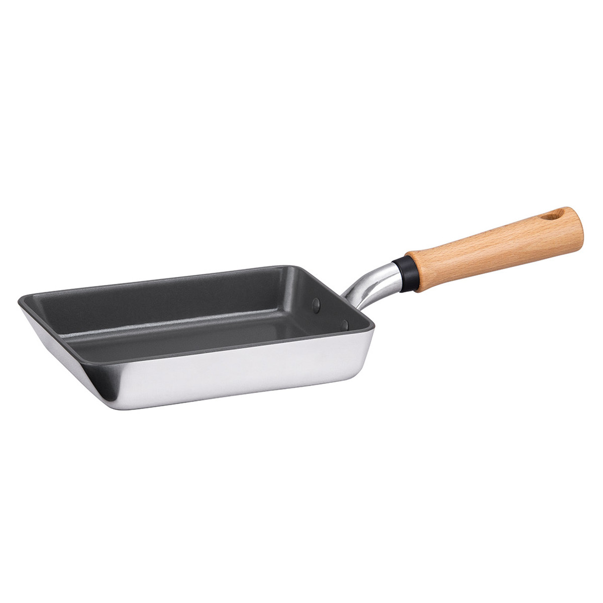 北陸アルミニウム 卵焼き器 13×19cm ガス火専用 セラミックコート セン