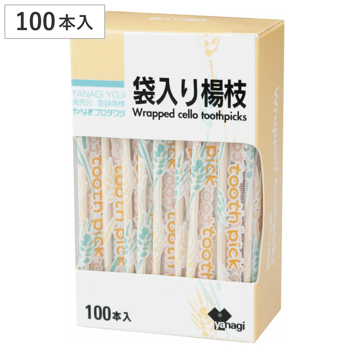 やなぎプロダクツ（Yanagi Products） 爪楊枝 透明袋入り楊枝 1000本