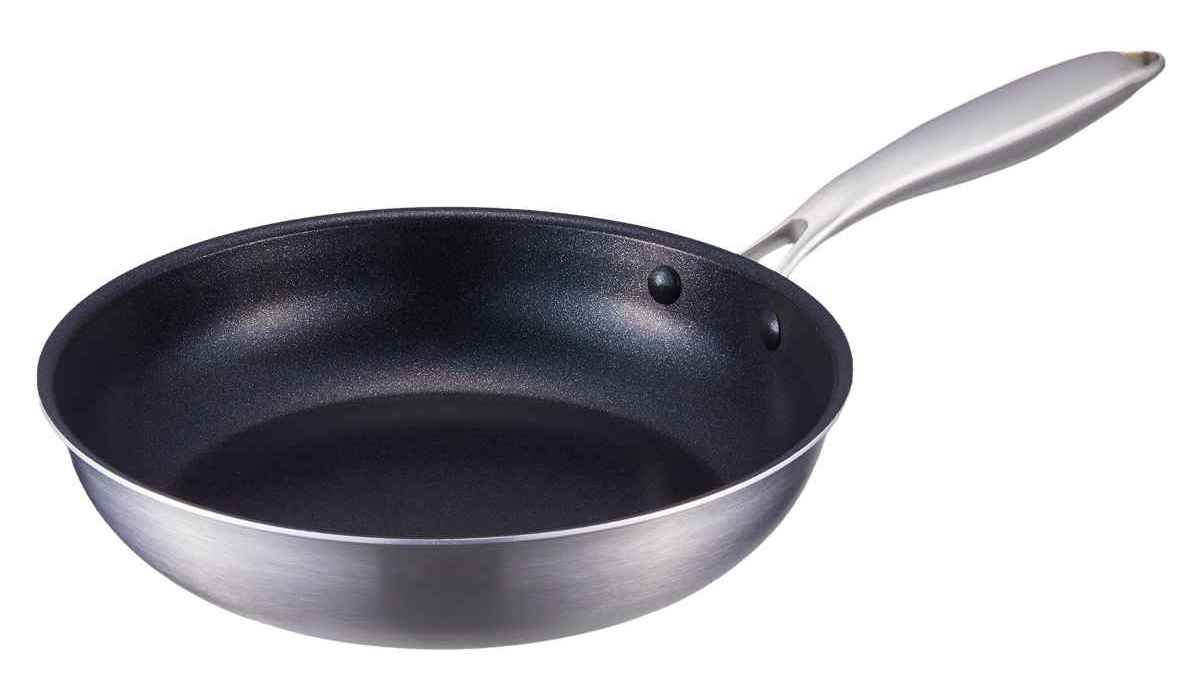 竹原製缶 フライパン 26cm IH対応 2層鋼 （ ガス火対応 アルミ