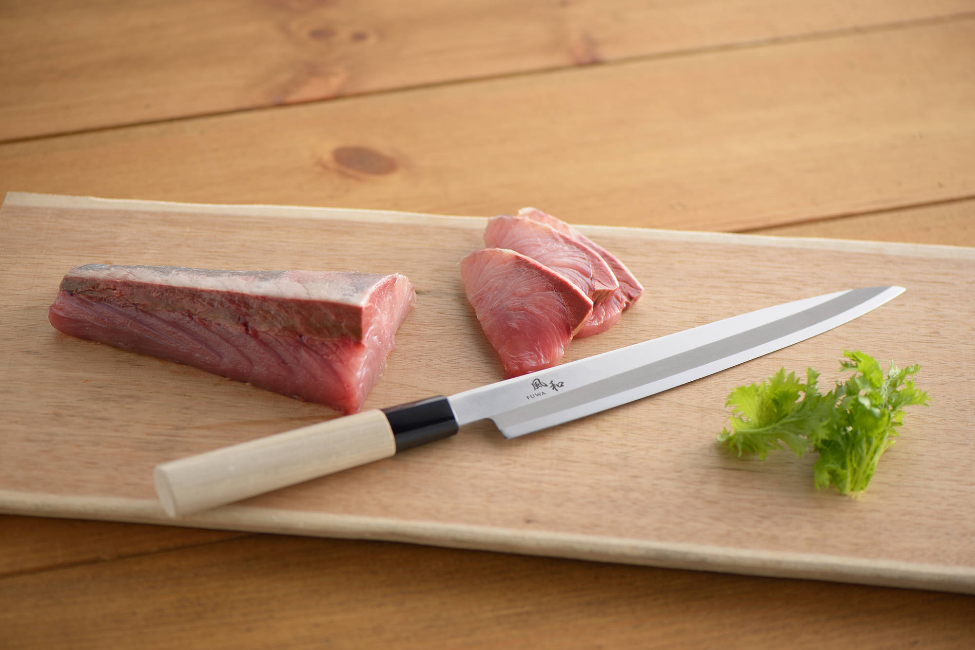 本焼き　富士紋　柳刃包丁 片刃 和包丁 刺身包丁 富士カトラリー 柳刃包丁 30cm 風和 日本製 和包丁 （ 刺身包丁 さしみ